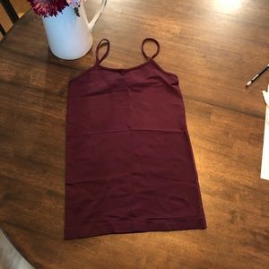 Women’s One Size Burgundy Tank Top